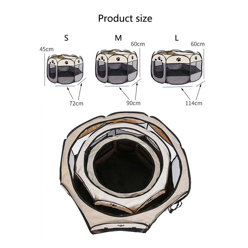 Aurovane Luxury Foldable Kennel for Dog/Cat/Pet