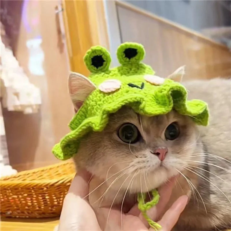 Aurovane Cute Woven Pet Hat