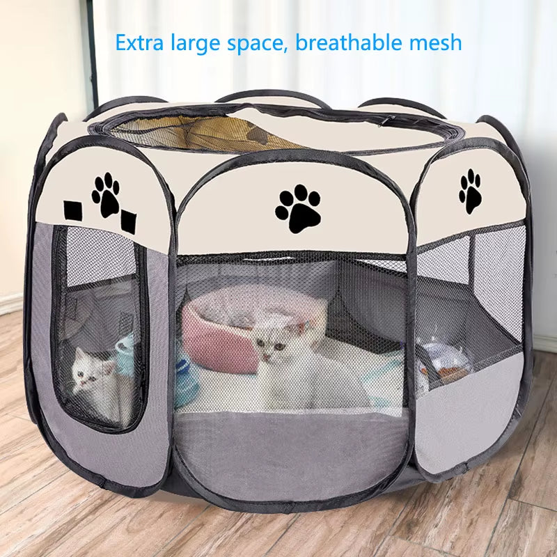 Aurovane Luxury Foldable Kennel for Dog/Cat/Pet