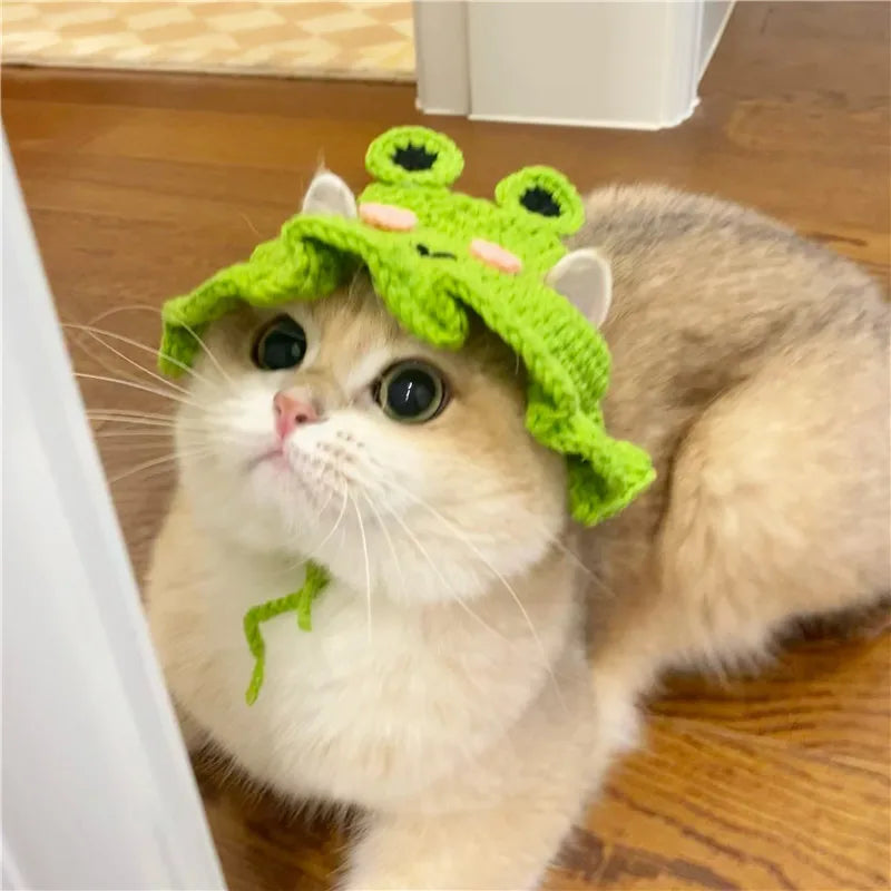 Aurovane Cute Woven Pet Hat