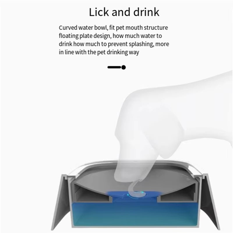 Aurovane Luxury Automatic Floating Pet Water Bowl