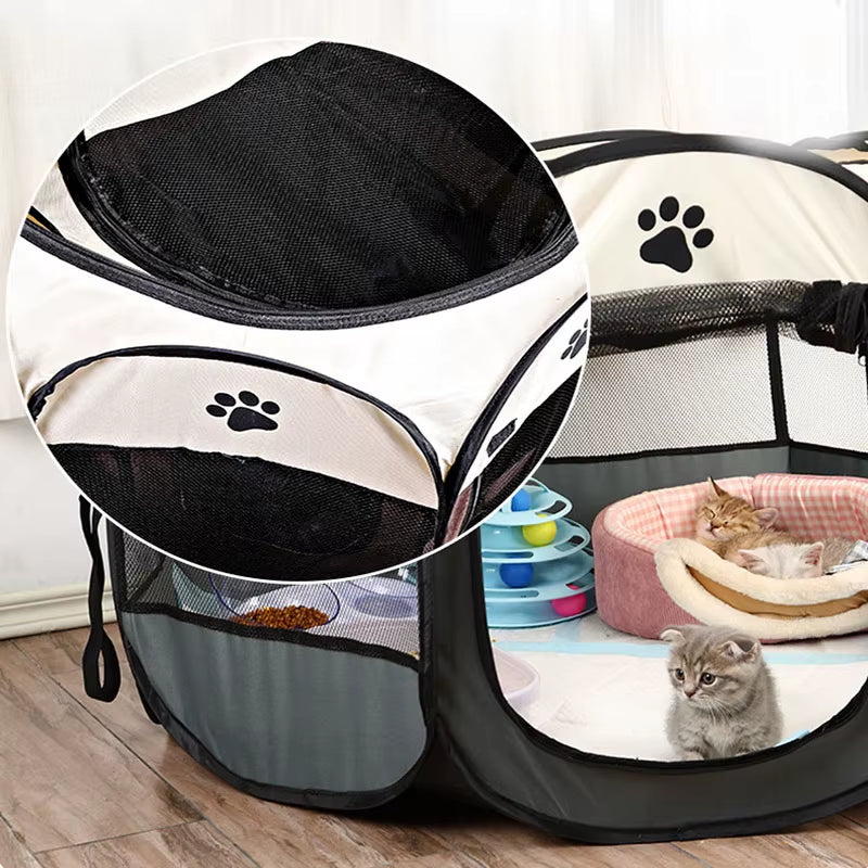 Aurovane Luxury Foldable Kennel for Dog/Cat/Pet